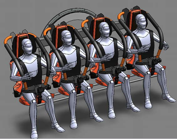 roller coaster�^ɽ܇����3D��ģ�D�� x_t��ʽ