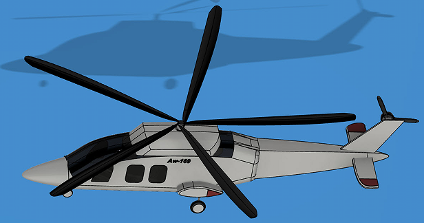 AW169ֱ���C����3D�D�� STEP STL��ʽ