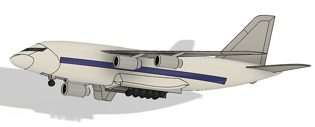 An-124 Ruslan���\(y��n)����ʽ�w�C(j��)����3D�D�� STEP STL��ʽ