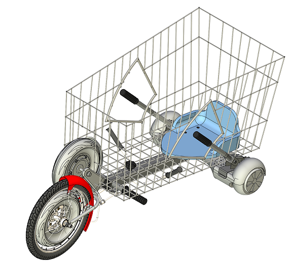 Electric karting��݆늄ӿ���܇3D��ģ�D�� igs STP��ʽ
