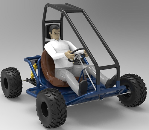 Electric Mud Kart늄�䓹�܇���׽Y��3D�D�� STP��ʽ