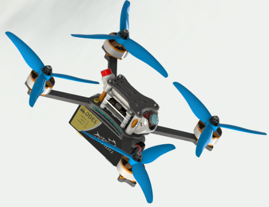 FPV 5.1inch���S�o�˙Cģ��3D�D�� STEP��ʽ