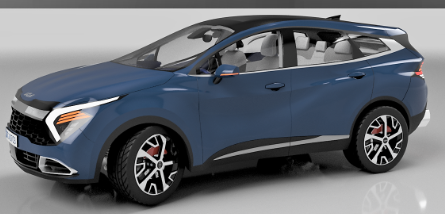 KIA Sportage Hybrid 2022��τ����I܇3D��ģ�D�� STEP��ʽ