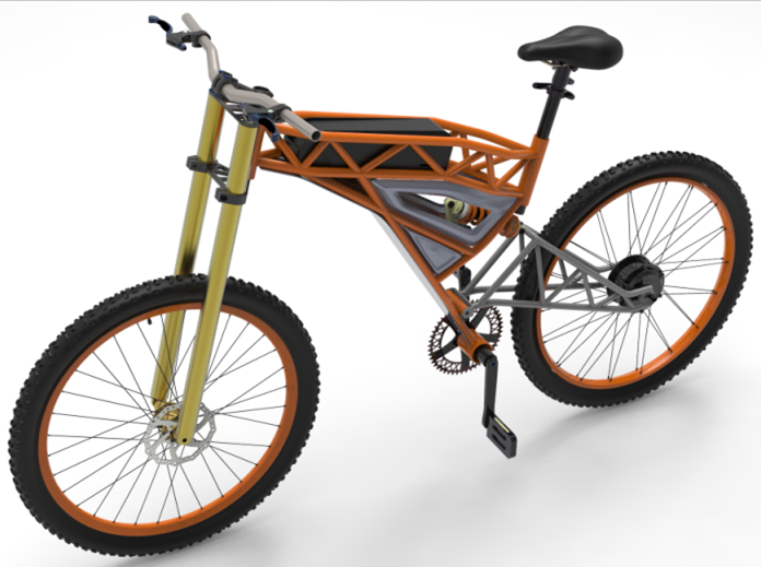 Electric Bicycleһ9 늄�(d��ng)����܇3D��(sh��)ģ�D�� STP��ʽ