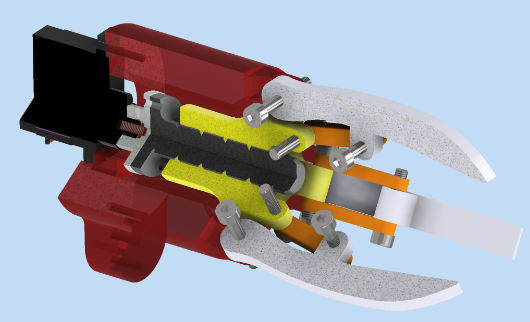 Compact 3-jaw gripper�o������צ�A����3D��(sh��)ģ�D�� STP��ʽ