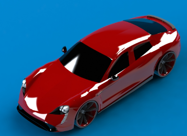 ���r��Taycan��늄���܇��������3D�D�� Solidworks�OӋ