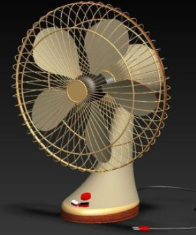 table-fanС�_ʽ�L��ģ��3D�D�� Solidworks�OӋ