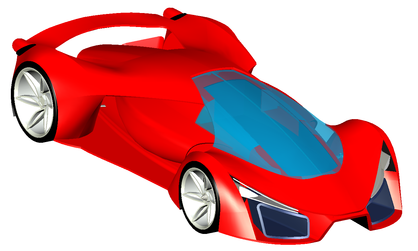 Ferrari F80������������܇ģ��3D�D�� STP��ʽ