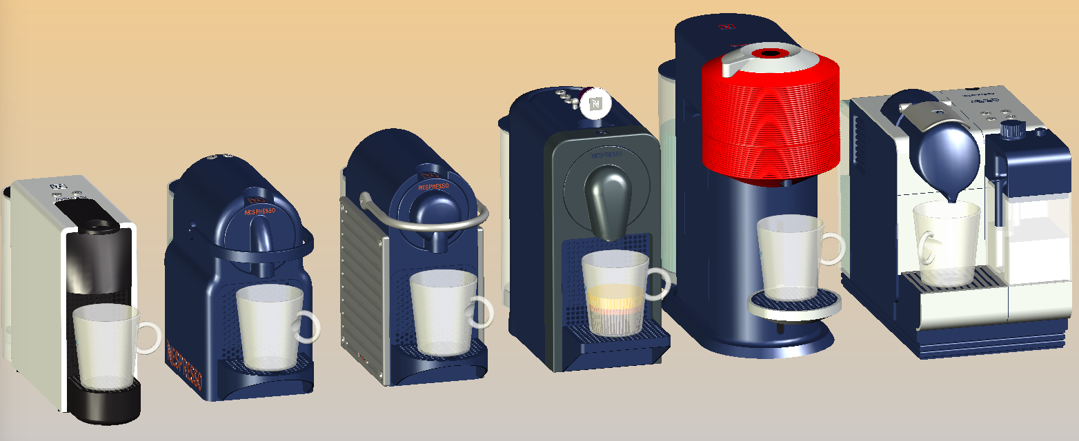 Nespresso����șC����3D�D�� STP��ʽ