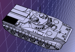 BMP-3������܇̹��ģ��3D�D�� STEP��ʽ