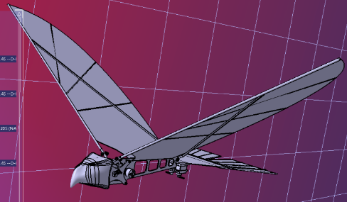 Roborni Ornithopter�C(j��)е�B����C(j��)��(g��u)3D�D�� F3D STEP��ʽ