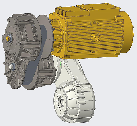 Electric Powertrain늄ӄ���ϵ�y3D��ģ�D�� STP��ʽ