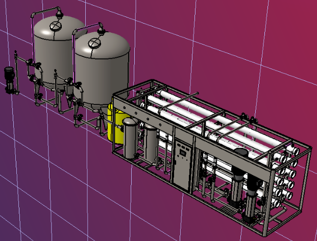 20T�p����ˮ̎���O��3D��ģ�D�� step��ʽ