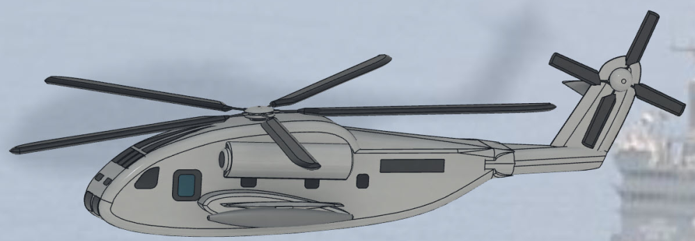 CH-53�����\ݔֱ���C����3D�D�� STEP STL��ʽ