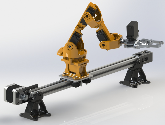 Robot Arm 5 DOF V2�C���˙Cе��3D��ģ�D�� STEP��ʽ