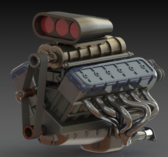 V12�װl(f��)�әC ���� ģ��3D�D�� Solidworks�O(sh��)Ӌ