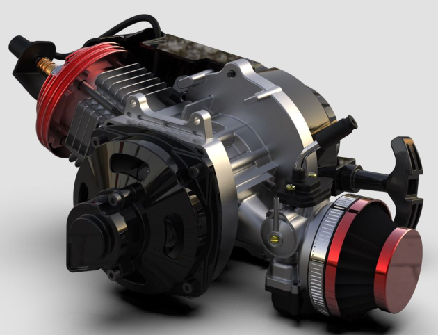 49cc���_�̰l(f��)�әC3Dģ�͈D�� Solidworks�OӋ