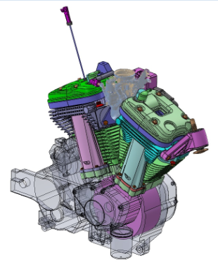 Buell XB12�l�әC����ģ��3D�D�� Solidworks�OӋ ��x_t��ʽ