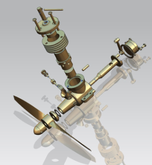 Diesel Engine 2.5ccm��������3D�D�� UG NX11�OӋ �����̈D