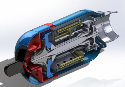 jetһmotor����l(f��)�әC(j��)�u������3D�D�� Solidworks�O(sh��)Ӌ ��STEP