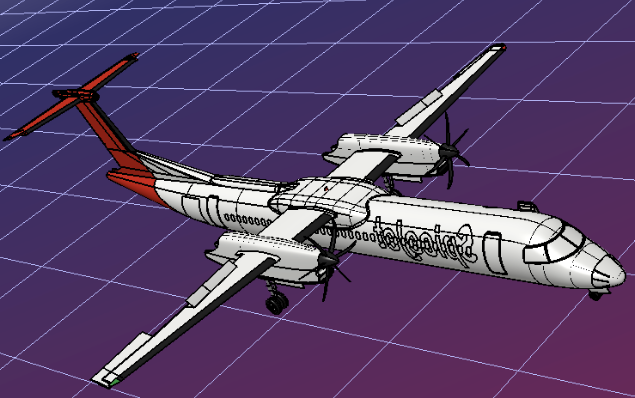  Q400�u݆�������w�C3D��(sh��)ģ�D�� STEP��ʽ