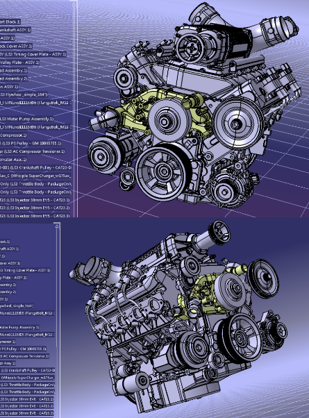 supercharged-chevy-350�l�әCģ��3D�D�� STP��ʽ