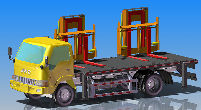 THE NEW Wrecker����܇�e���C(j��)��(g��u)3D�D�� Solidworks�O(sh��)Ӌ(j��)