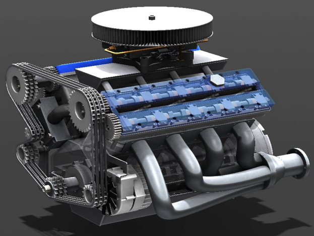 VMSһ85�˸װl�әCģ��3D�D�� Solidworks�OӋ ��STEP��ʽ