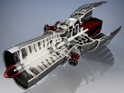 ����ʽ����Jet Engine���S�D�� STP��ʽ