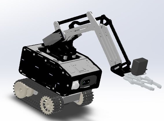 ��ץ�����ֱ۵�̽�y܇3D��ģ�D�� STEP IGS��ʽ