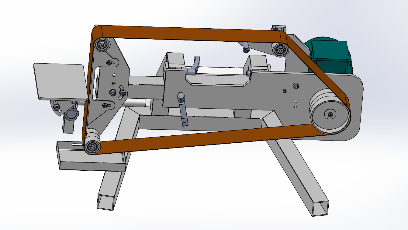 Belt GrinderƤ��ĥ��3D��ģ�D�� STEP��ʽ