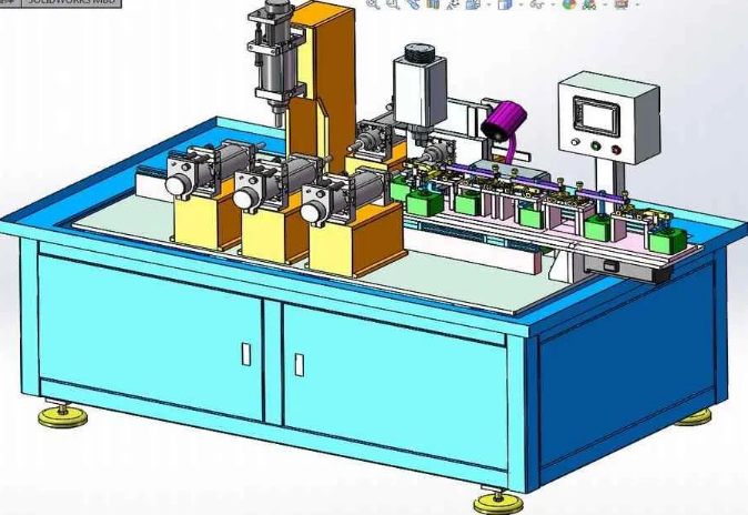 PLC�Ԅӻ���ϙC3Dģ�͈D�� Solidworks�OӋ