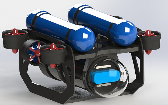 auv�Ԅ�ˮ�º�����3D��ģ�D�� Solidworks�OӋ