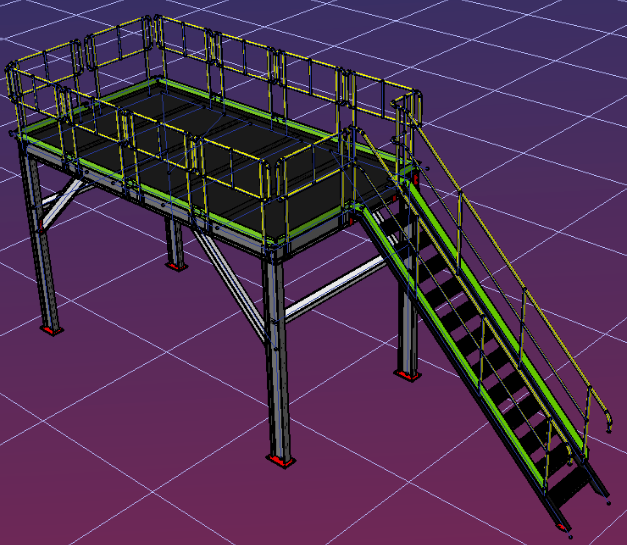 Industrial site���Iƽ�_�ݽY��3D�D�� STP��ʽ