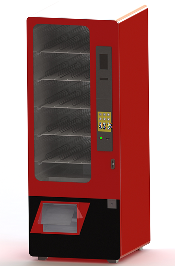 Vending Machine�Ԅ���؛�C���׽Y(ji��)��(g��u)3D�D�� Solidworks�O(sh��)Ӌ
