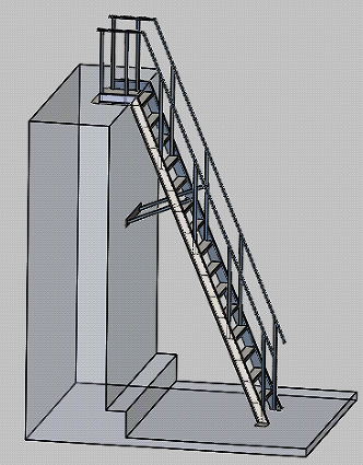 staircase�≦䓽Y(ji��)��(g��u)����3D�D�� IGS��ʽ