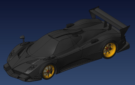 Pagani Zonda R Completo������܇ģ��3D�D�� STP��ʽ