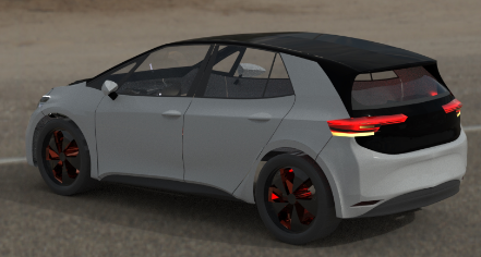 volkswagen ID3����늄���܇�⚤ģ��3D�D�� Solidworks�OӋ
