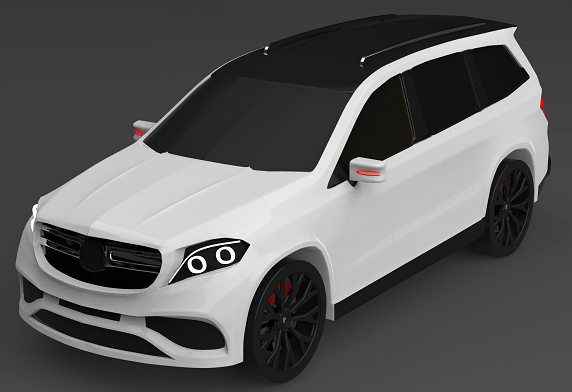 MercedesһBenz GLS��������ģ��3D�D�� CATIA�O(sh��)Ӌ ��IGS��ʽ