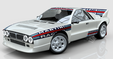 Lancia 037 ����ِ܇ģ��3D�D�� STEP��ʽ