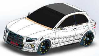 coche��܇�I܇ģ��3D�D�� Solidworks�O(sh��)Ӌ(j��)