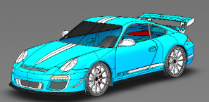 Porsche 911 GT3 RS���r����܇�⚤3D��ģ�D�� Solidworks�OӋ ��STEP
