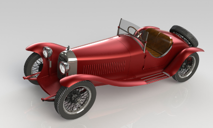 ��ʽ�I܇ Alfa Romeo Spider1931ģ��3D�D��