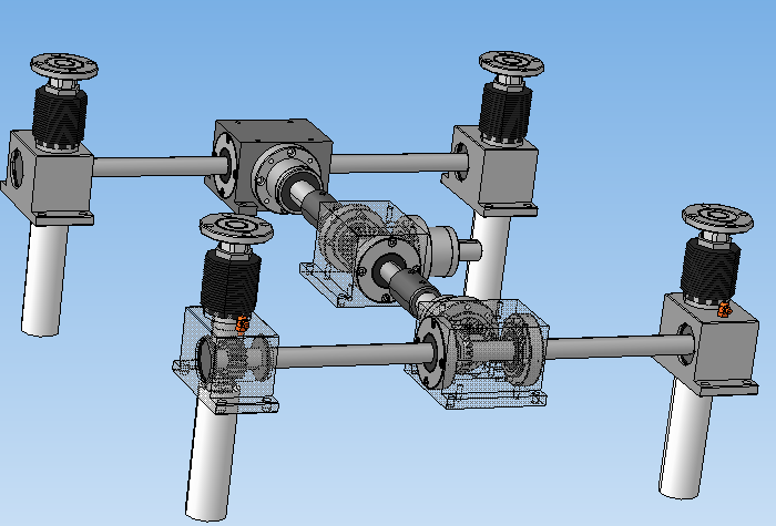 500x500mm��ֱ�ƄәC(j��)�ƹ����_3D�D�� STP��ʽ