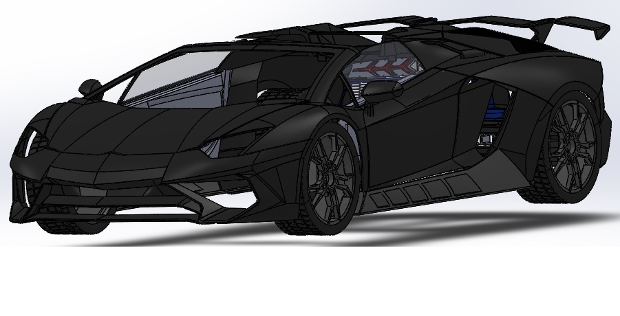 Aventador SV��܇ģ��3D�D�� STEP��ʽ