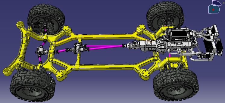 4x4��݆�C܇�ױP�������Mģ��3D�D�� STP��ʽ