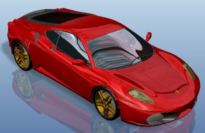 Ferrari F430��܇����ģ��3D�D�� CREO�O(sh��)Ӌ ��bip��Ⱦ��ʽ