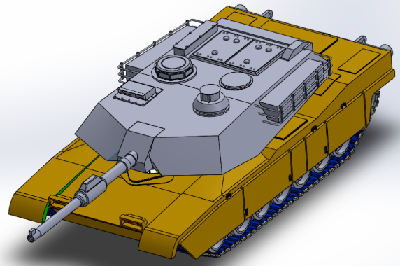 M1������ķ˹ ̹�˺���ģ��3D�D�� Solidworks�OӋ