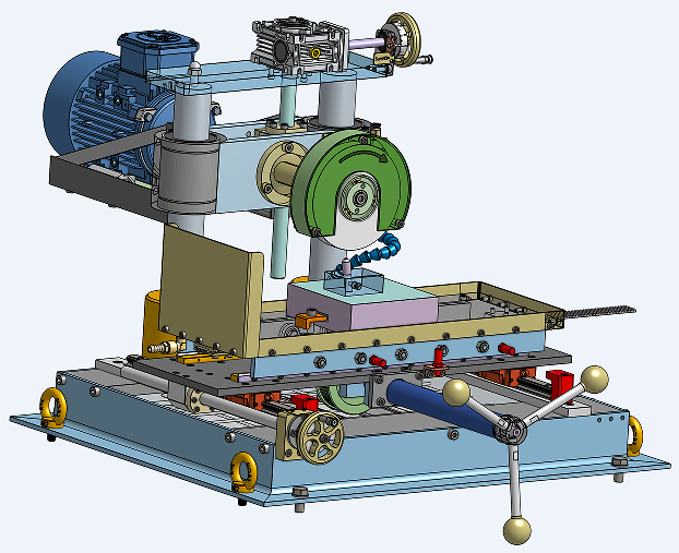 Manual Surface Grinder�ք�ƽ��ĥ��3D��(sh��)ģ�D�� STEP��ʽ