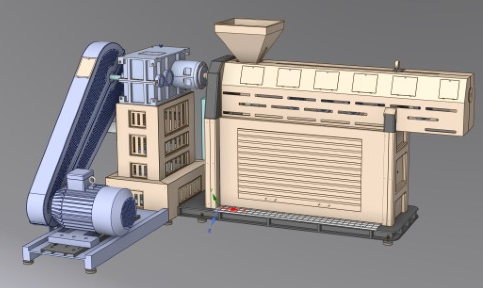 Extruder pellet machineDCwC3DģD STP x_bʽ